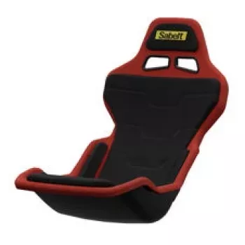 Sabelt SRP-1 sim-racestoel, glasvezelkuip, Formule-ontwerp, gevoerd - Racing Black