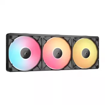 CORSAIR iCUE Link RX360 II Unified Frame RGB 120mm PWM ventilator-driepack - zwart