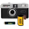 Swiss+Go Novocolor 35mm analoge camerasset met flits, tas, draagriem en Kodak-film (SWI401608)