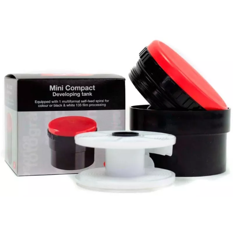 AP Compact Mini ontwikkeltank APP321200 met 1 multiformat-spiraal (135/126/127), voor 1 film