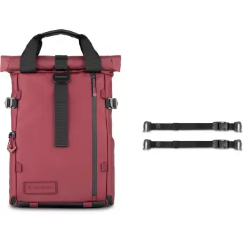 Compacte dagelijkse rugzak Wandrd PRVKE 15L, Rhone Burgundy (PK15-RB-PB-4)
