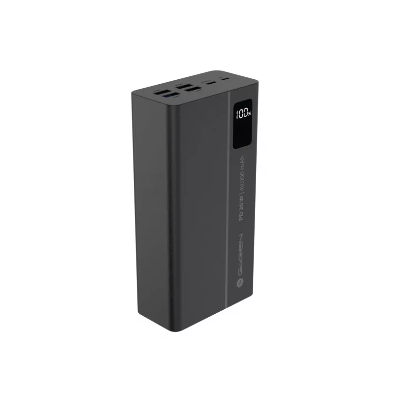 GoGEN PB400001 powerbank 40000 mAh USB-C PD 20W zwart