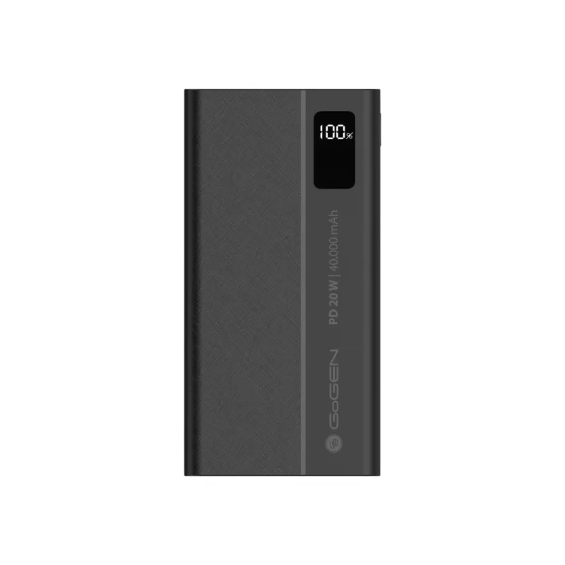 GoGEN PB400001 powerbank 40000 mAh USB-C PD 20W zwart