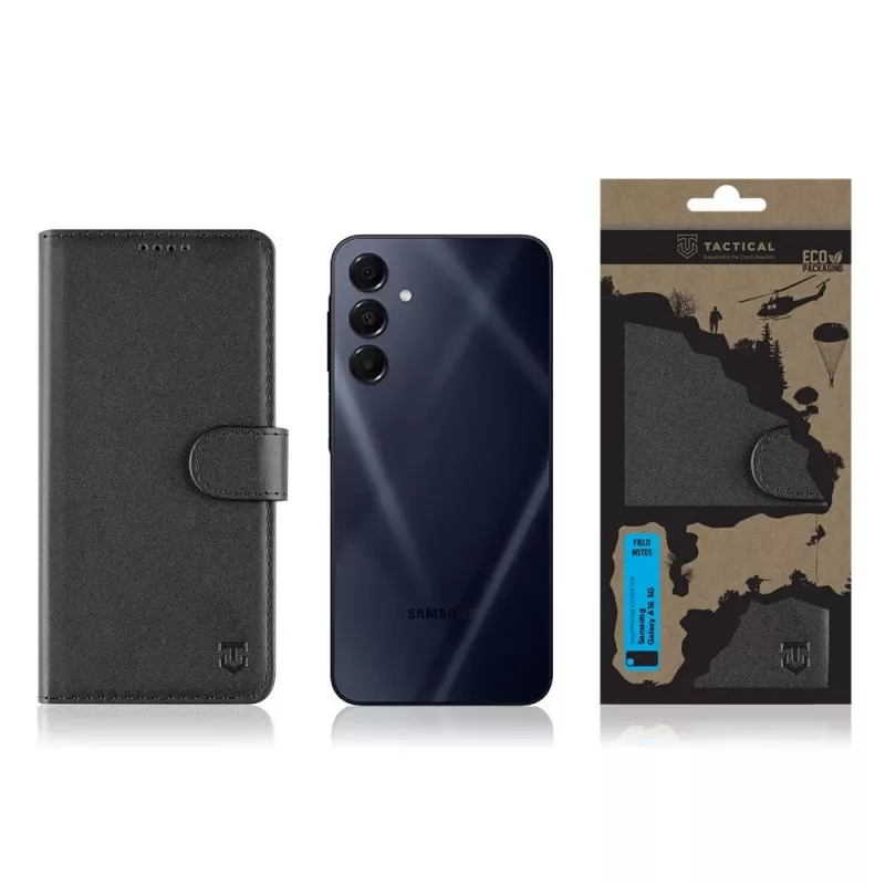 Tactical Book Cover Field Notes Galaxy A16 5G zwart