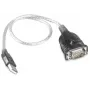 RS232-naar-USB converterkabel met Prolific PL2303 chipset, 0,8 m, zwart