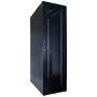 DSIT 42U 19 inch serverrack-kast met geperforeerde voordeur, 600x1200x2000 mm, zwart