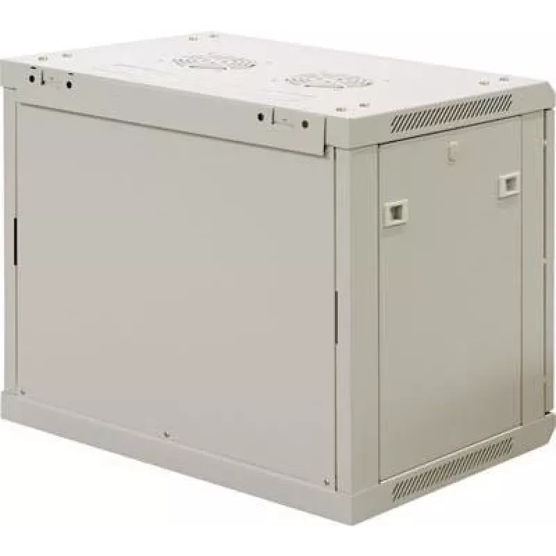 DSIT DS6406W 6U wandmontage serverkast met glazen deur, wit, 600 x 450 x 367 mm