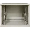 DSIT DS6406W 6U wandmontage serverkast met glazen deur, wit, 600 x 450 x 367 mm