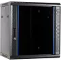 DSIT 12U wandmontage serverkast met glazen deur 600x450x634 mm