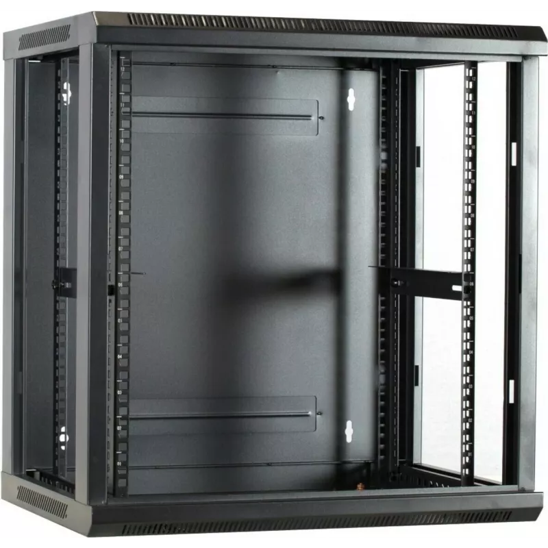 DSIT 12U wandmontage serverkast met glazen deur 600x450x634 mm
