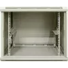 DSIT 12U omkeerbare wandmontage serverkast met glazen deur, wit, 600x600x635 mm