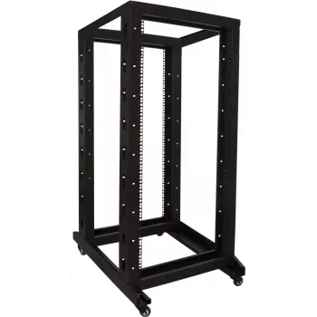 DSIT 27U 19 inch vrijstaande serverrackkast op wielen, 600x800x1400 mm, ongemonteerd, zwart (DS-RR6827)