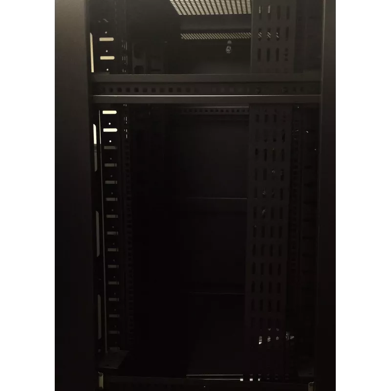 DS-IT verticaal kabelmanagementpaneel 32U zwart