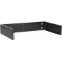 DSIT 2U 19 inch wandmontage-rackframe, vast, 300 mm diep, zwart (DS-WMB2-M)