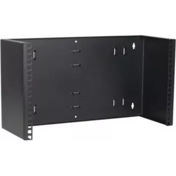 DSIT 6U 19 inch wandmontage open frame-rack, vast, 180 mm diepte, zwart (DS-WMB6-S)