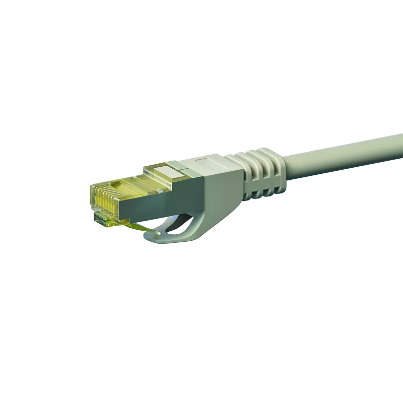 DSIT Cat.7 S/FTP PiMF RJ45 netwerk-patchkabel, 3m, grijs