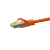 DSIT Cat.7 S/FTP (PiMF) RJ45 netwerk-patchkabel, oranje, 7,5 m