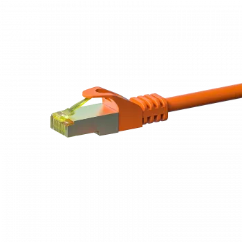 DSIT Cat.7 S/FTP (PiMF) RJ45 netwerk-patchkabel, oranje, 7,5 m