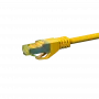 DSIT Cat.7 S/FTP PiMF netwerk-patchkabel, RJ45 stekker naar RJ45 stekker, geel, 50 m (DC-77-500)