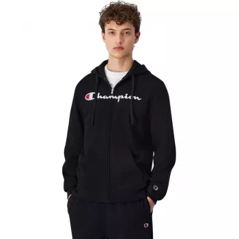 Heren Champion full zip hoodie zwart 220255 KK001 M