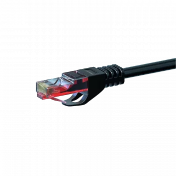 DSIT CAT6 netwerkkabel U/UTP 15 m zwart 100% koper (DC-60-150)