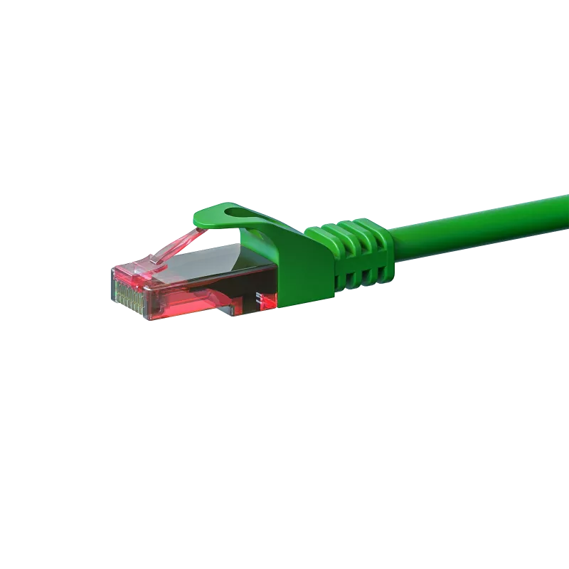 DSIT CAT6 U/UTP ethernet-patchkabel, 20 m, groen, 100% koper, RJ45, snagless, gigabit