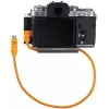 Haakse USB-C-naar-USB-C-tetherkabel Tether Tools TetherPro 50 cm, oranje (CUCRTC1-ORG)