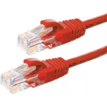 DSIT CAT5e U/UTP netwerk-patchkabel, 0,25 m, rood, 100% koper (DC-55-002)