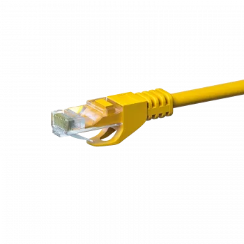DSIT CAT5e U/UTP netwerk-patchkabel, 2m, geel, 100% koper (DC-57-020)