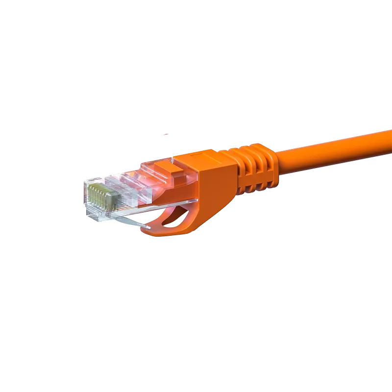 DSIT CAT 5e U/UTP netwerk-patchkabel, 2m, oranje, CCA, RJ45, Gigabit Ethernet