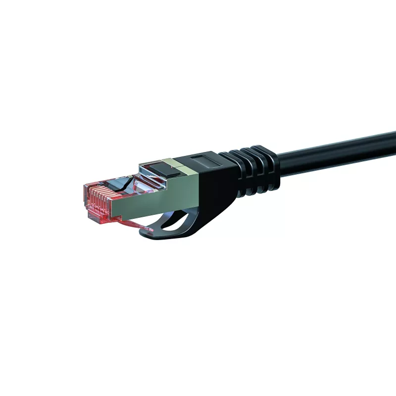 DSIT CAT 6 S/FTP LSOH netwerk-patchkabel, 20 m, zwart