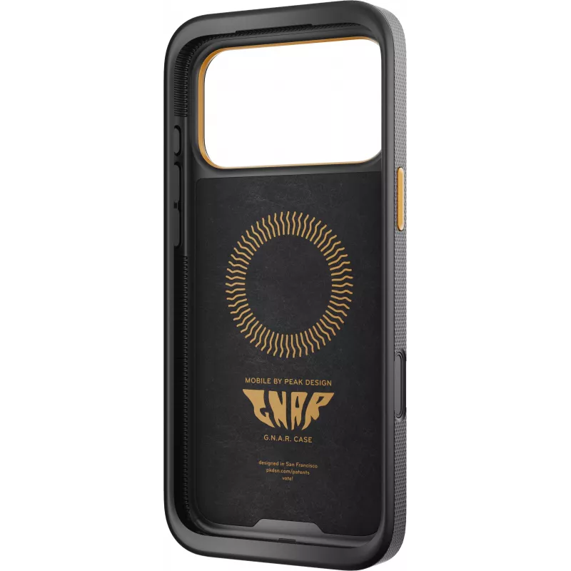 Hoesje Peak Design Mobile GNAR Case voor Apple iPhone 17 Pro Max, zwart (M-MX-CE-BK-1)