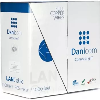 DSIT DANICOM CAT6 FTP 305m PVC (Fca) netwerkkabel