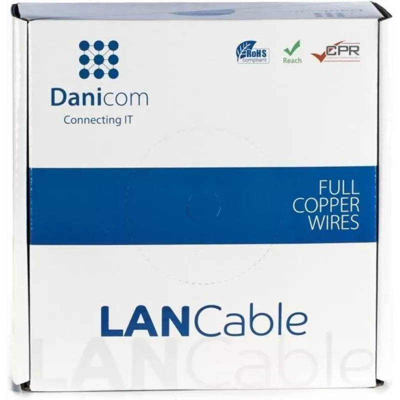 DSIT DANICOM CAT6 UTP 50m PVC (Fca) netwerk-installatiekabel