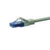 DSIT UTP CAT6a patchkabel, 0,25 m, grijs, 100% koper, 10GbE, RJ45