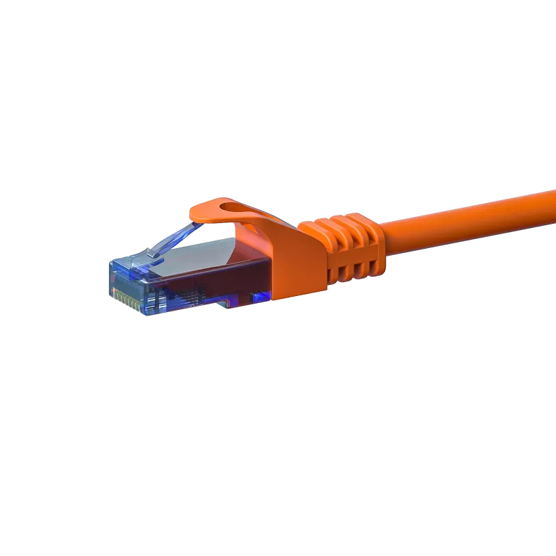 DSIT CAT6a netwerkkabel 100% koper - U/UTP - 1 meter - oranje (DC-U6A6-010)