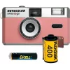 Swiss+Go Novocolor 35mm analoge camerapack met flitser, roze (SWI401611)