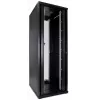 DSIT 47U 19 inch serverrack-kast met geperforeerde dubbele deuren voor en achter, 800x1000x2250 mm, zwart