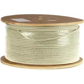 DSIT CAT6A SFTP 500m installatiekabel met massieve ader - LSZH B2ca - blauw