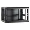 DSIT DS6404-F 4U wandmontage serverbehuizing met glazen deur, ongemonteerd, 600 x 450 mm