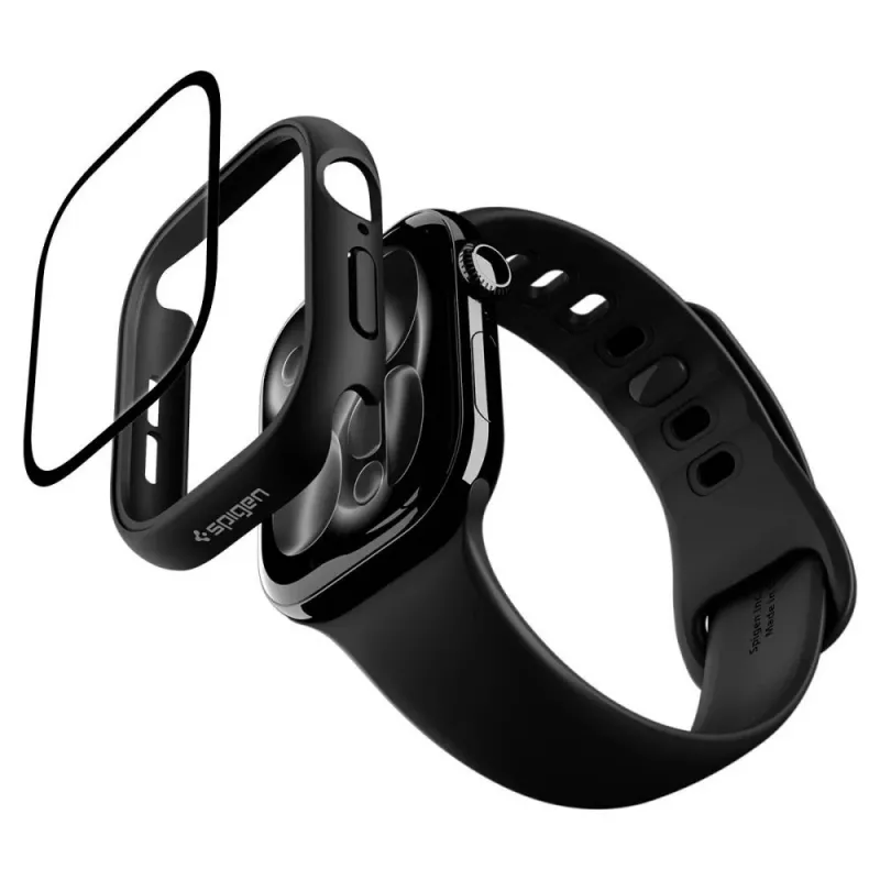 SPIGEN Thin Fit 360 Apple Watch 10 / 11 (46 mm) zwart