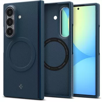 Spigen AirSkin Aramid MagSafe-hoes voor Samsung Galaxy Z Fold 8 Ultra - navy