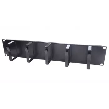 DS-IT 19 inch kabelmanagementpaneel, metaal - 2U (DS-1904-2U)