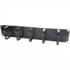 DS-IT 19 inch kabelmanagementpaneel, metaal - 2U (DS-1904-2U)