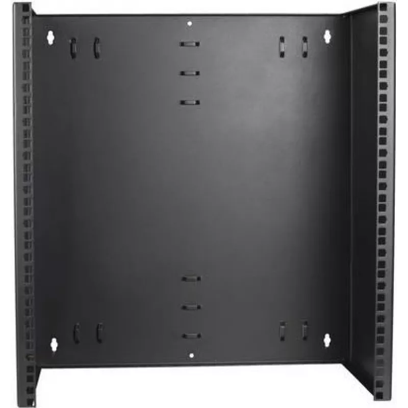 DSIT 12U 19 inch wandmontage-rackframe, 300 mm diepte, vast, staal, zwart