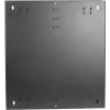 DSIT 12U 19 inch wandmontage-rackframe, 300 mm diepte, vast, staal, zwart