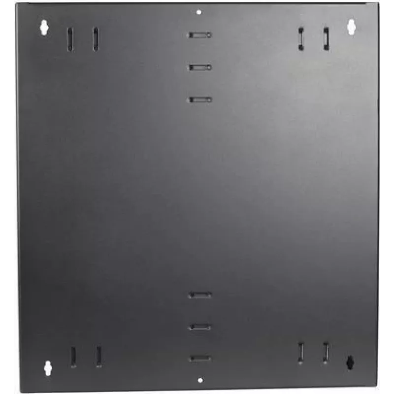 DSIT 12U 19 inch wandmontage-rackframe, 300 mm diepte, vast, staal, zwart