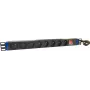 DSIT DS-8PDU-PE 19 inch rack-PDU, 8 Schuko-stopcontacten, 16A, 2m kabel, zwart