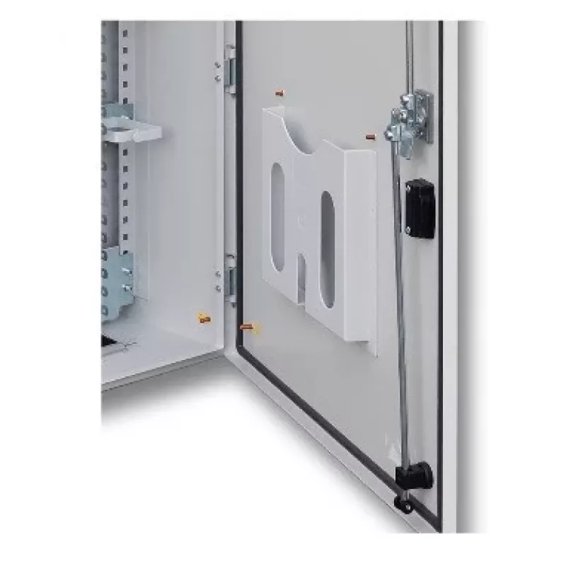 DSIT DS-A4 serverrack documenthouder voor A4-papier, staal, zwart, 19 inch rackmontage