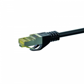 DSIT Cat.7 S/FTP PiMF RJ45 netwerk-patchkabel, 2 m, zwart